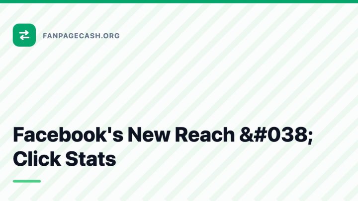 Facebook’s New Reach & Click Stats