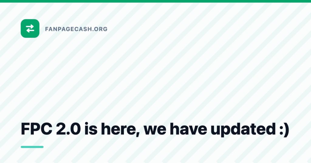FPC 2.0 is here, we have updated :)