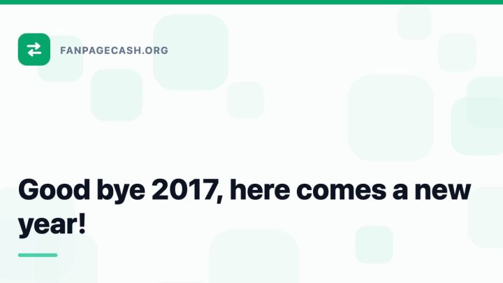 Good bye 2017, here comes a new year!