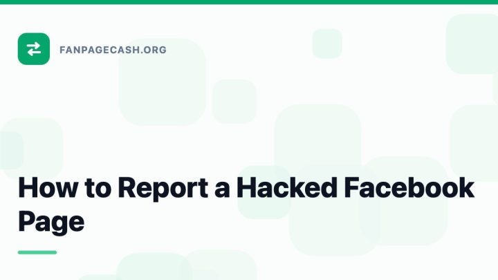 How to Report a Hacked Facebook Page