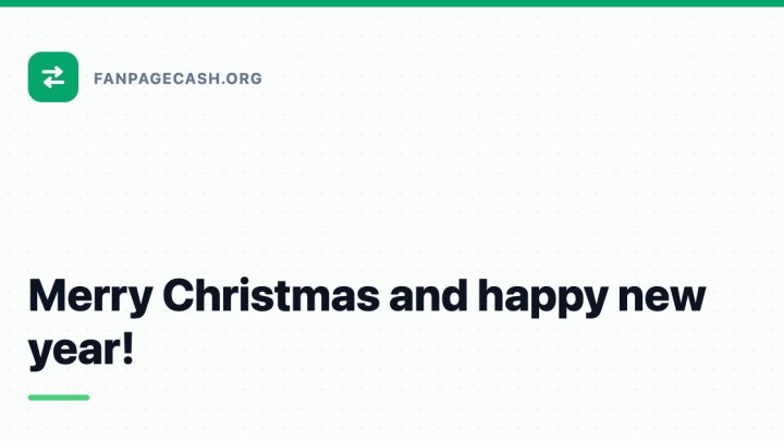 Merry Christmas and happy new year!