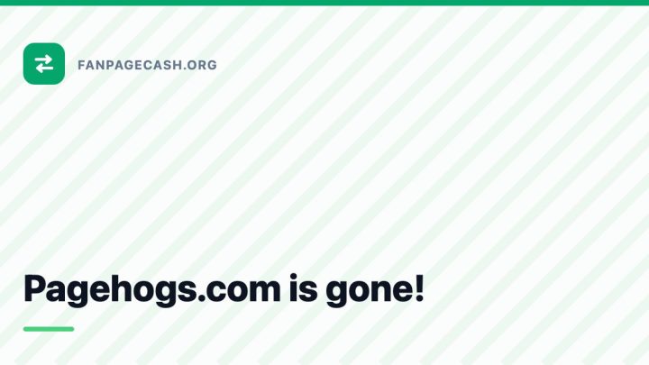 Pagehogs.com is gone!