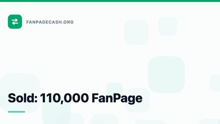 Sold: 110,000 FanPage