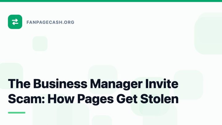 The Business Manager Invite Scam: How Pages Get Stolen