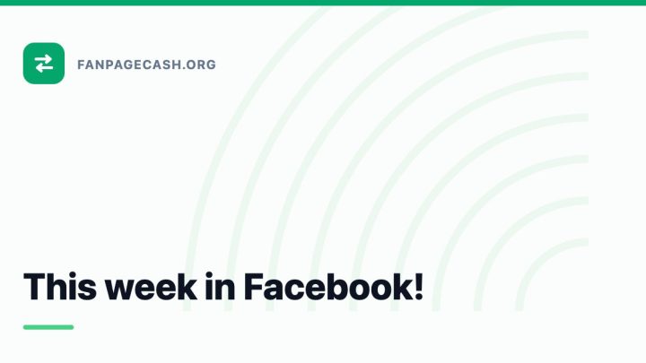 This week in Facebook!